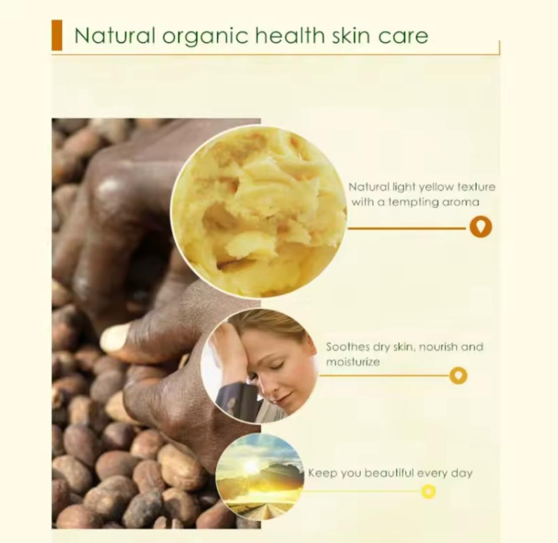 Shea butter raw organic-certified Bio -100% pure and natural 30Ml