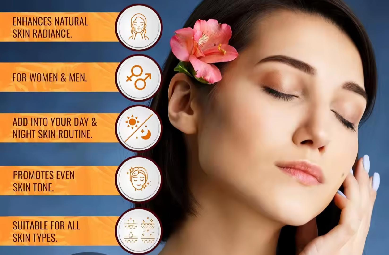 ORIGINAL!!Golden Glow Intensive Half Cast Shower Gel Whitening New