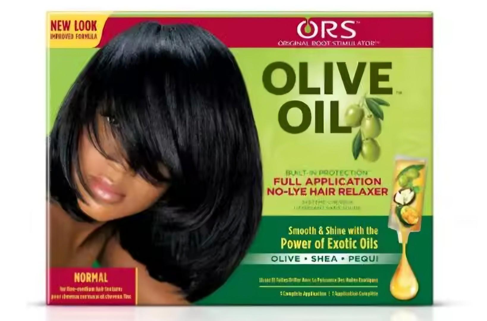 New Formula Olive Oil Hair Relaxer Straightens