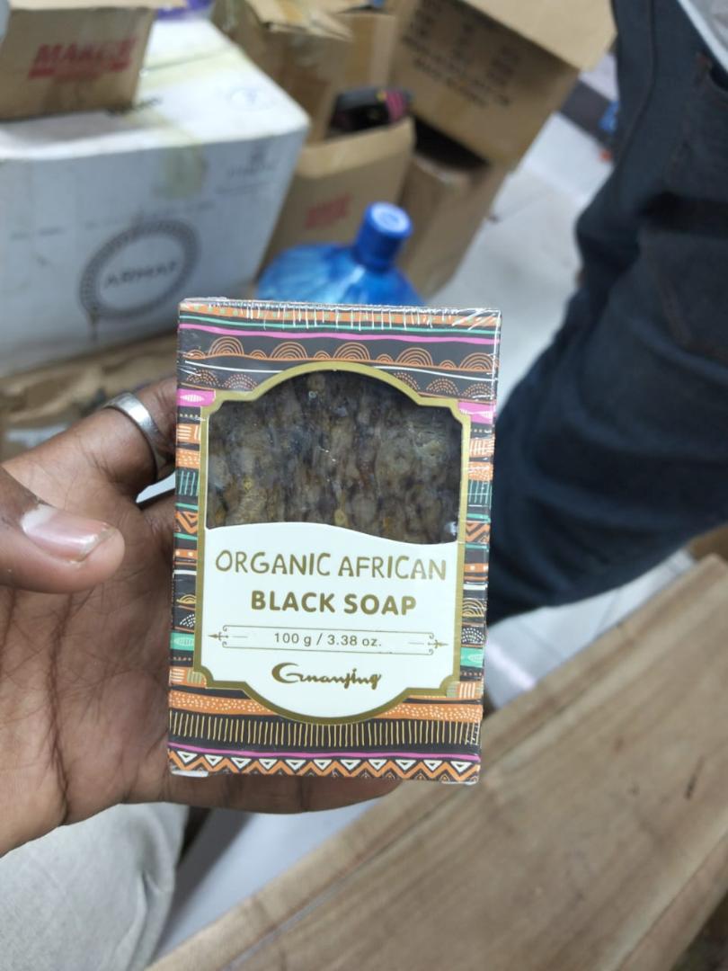 ORGANIC AFRICAN BLACK SOAP 100G