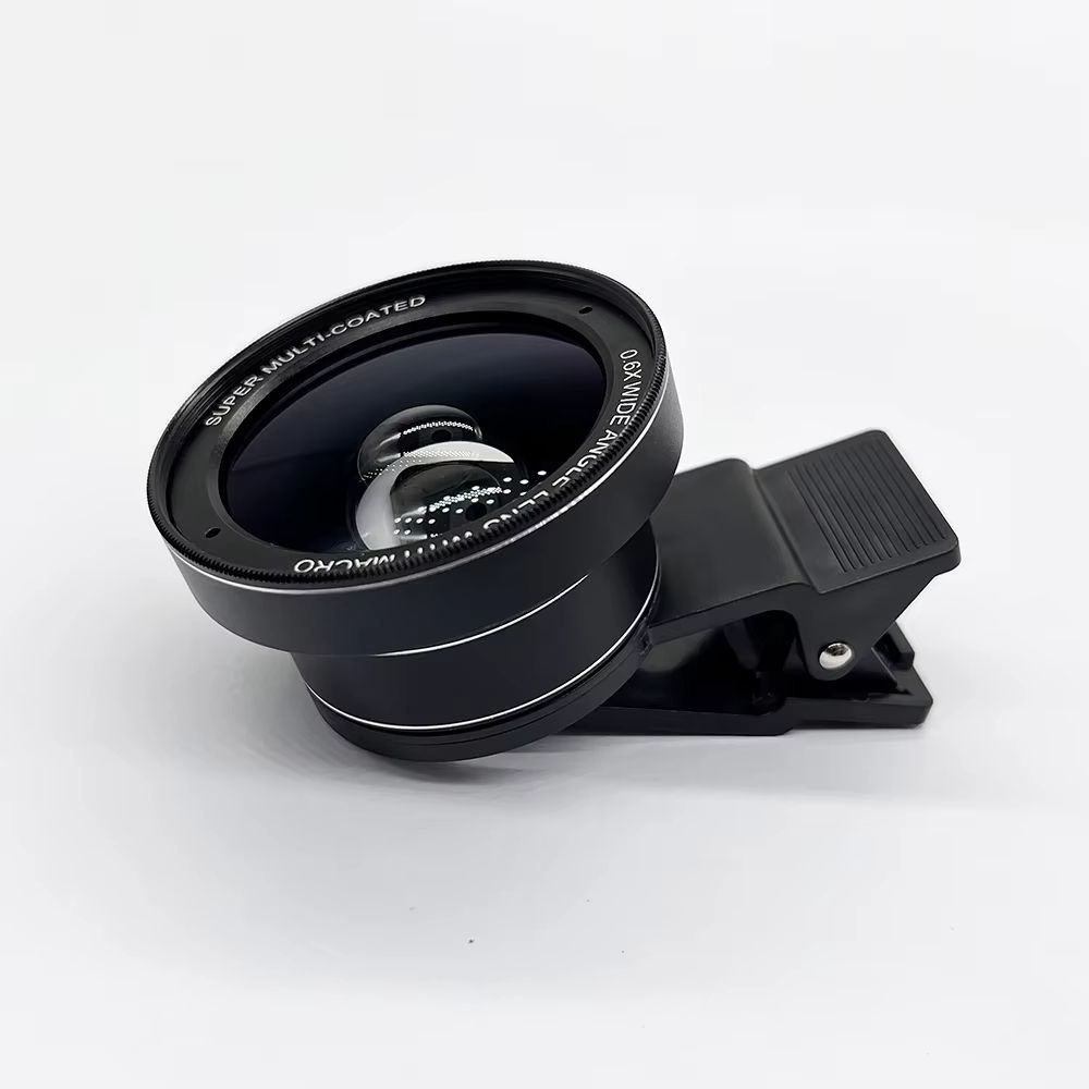 New HD Glass 0.6x Super Wide Angle Lens with 15x Super Macro Lens for iPhone Samsung Smartphones 37mm Camera Phone Lens Kit