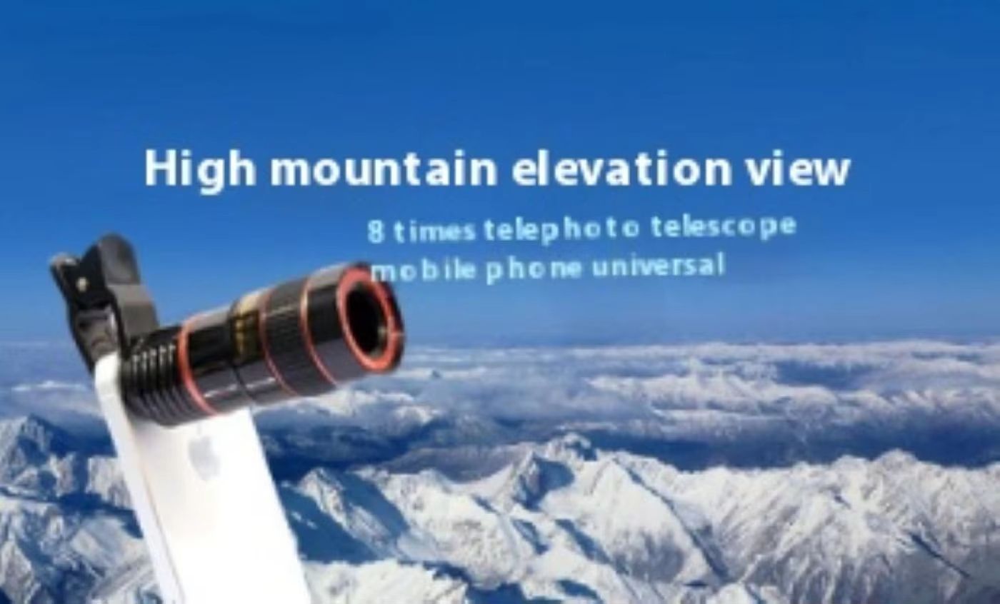 Telephoto Phone lens Camera Universal Zoom Iens Highdefinition Focusing Effect Photography Large light Transmission High Colour