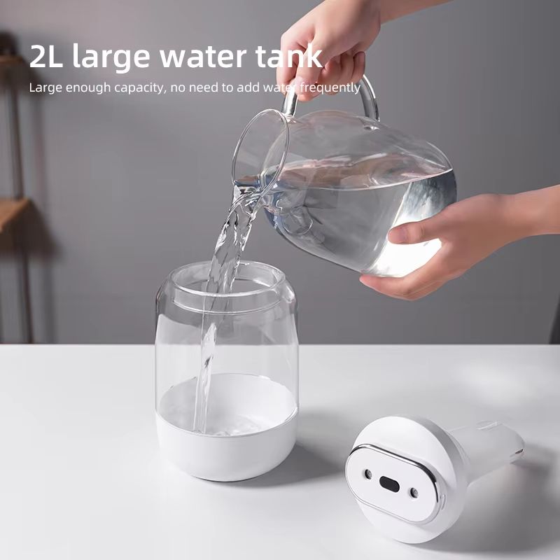 2L Double Nozzle Air Humidifier USB Aroma Diffuser Essential Oil Purifier Aromatherapy Mist Maker Color Lights For Home Bedroom