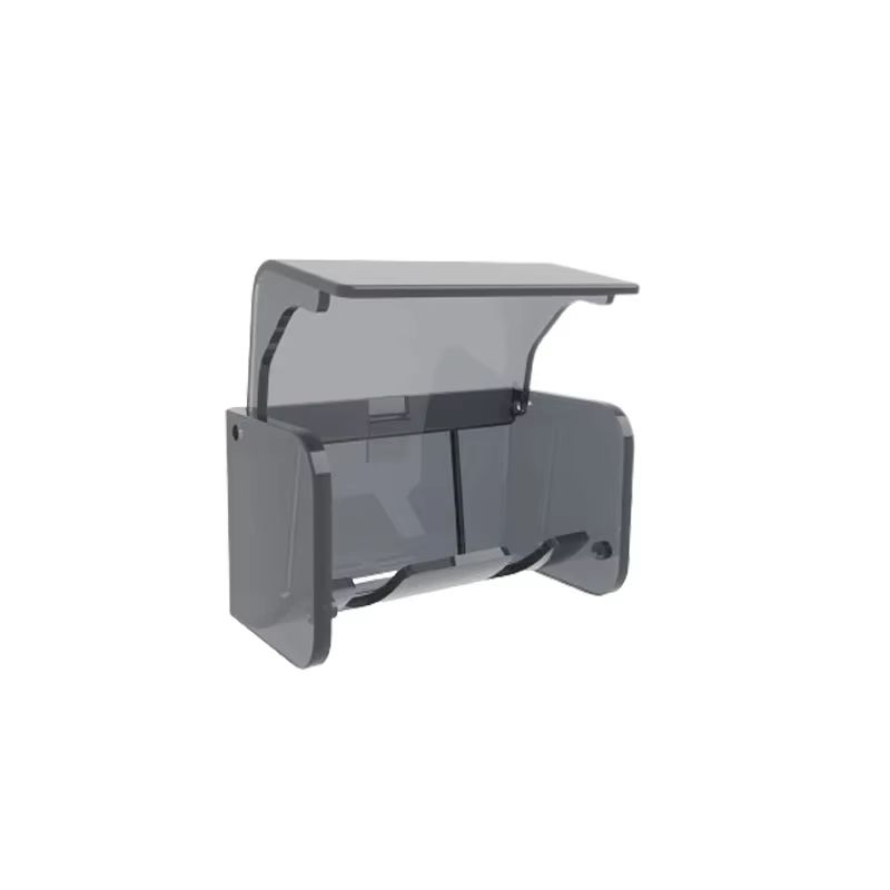 Wall Mount Toothbrush Holder with Cover Toothbrush Holder Bathroom Accessories Shower Self Adhesive Toothbrush Hanger Rack