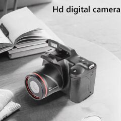 High-Definition 1080P Digital Camera with 16X Zoom and 24 Inch LCD Screen for Vlogging and Photography