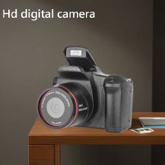 High-Definition 1080P Digital Camera with 16X Zoom and 24 Inch LCD Screen for Vlogging and Photography