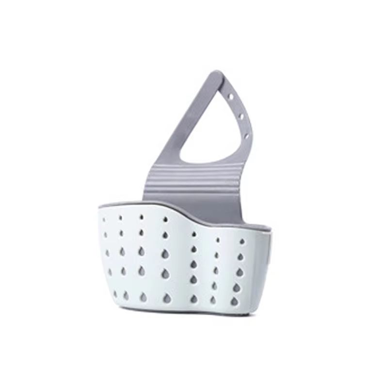 Kitchen Sink Holder Hanging Drain Basket Adjustable Soap Sponge Shelf Organizer Bathroom Faucet Holder Rack Kitchen Accessories