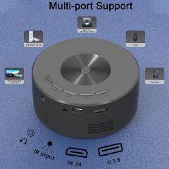 YT200 high-definition mini portable projector, portable small dormitory student eye protection smart home theater