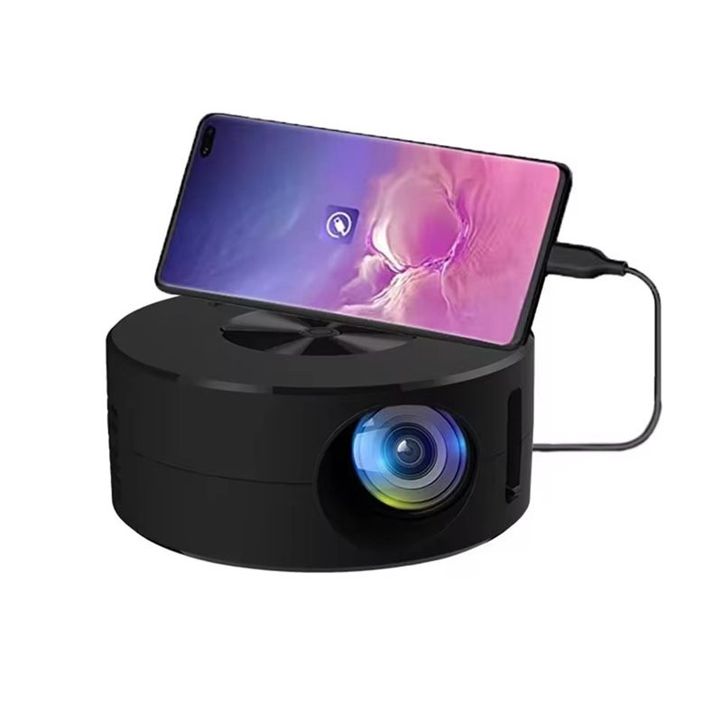 YT200 high-definition mini portable projector, portable small dormitory student eye protection smart home theater