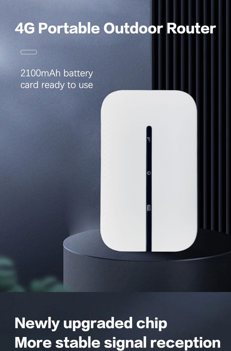 4G Mobile WiFi Router 150Mbps Up to 16 Users Pocket WIFI Supports All SIM Cards 2100mAh Mobile WiFi Business Office Network
