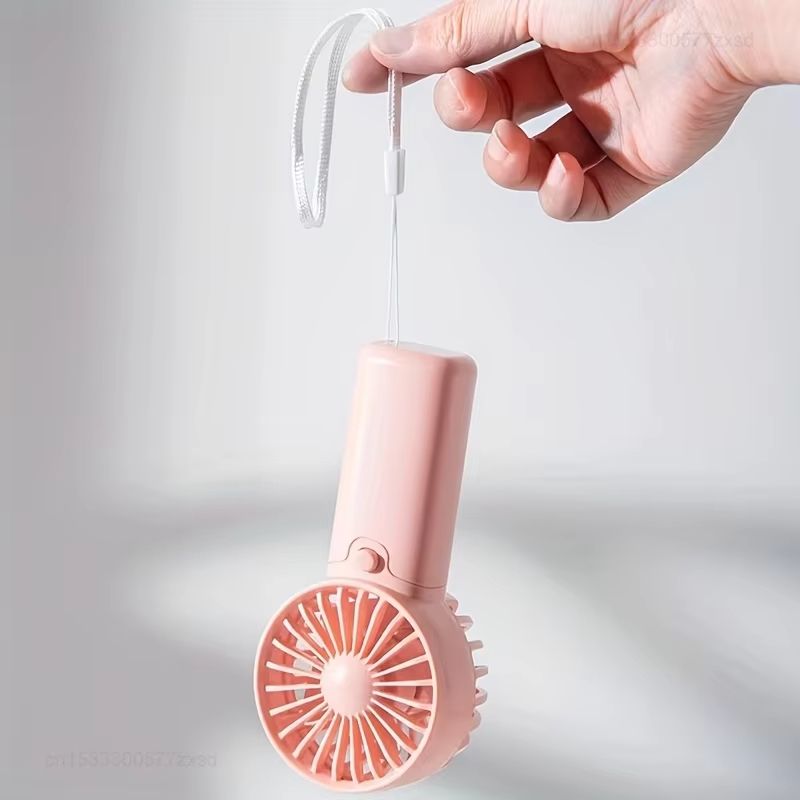 Cute Mini Fan Portable Handheld Fan Lightweight Handy Fan Pocket Low Noise Small Electric Fan for Student Gift Outdoor Fan