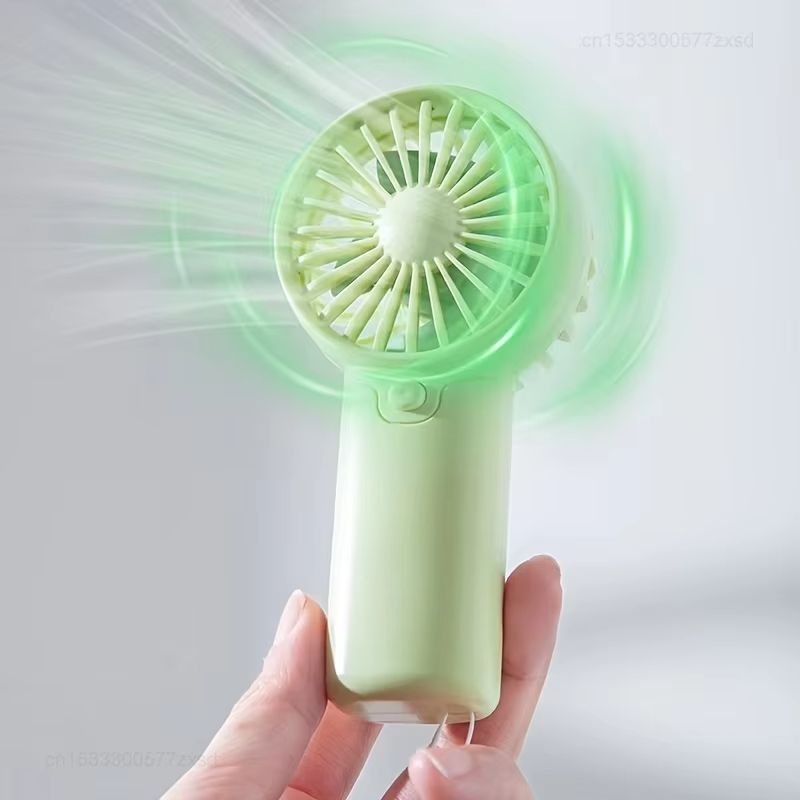 Cute Mini Fan Portable Handheld Fan Lightweight Handy Fan Pocket Low Noise Small Electric Fan for Student Gift Outdoor Fan