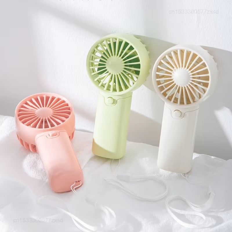 Cute Mini Fan Portable Handheld Fan Lightweight Handy Fan Pocket Low Noise Small Electric Fan for Student Gift Outdoor Fan