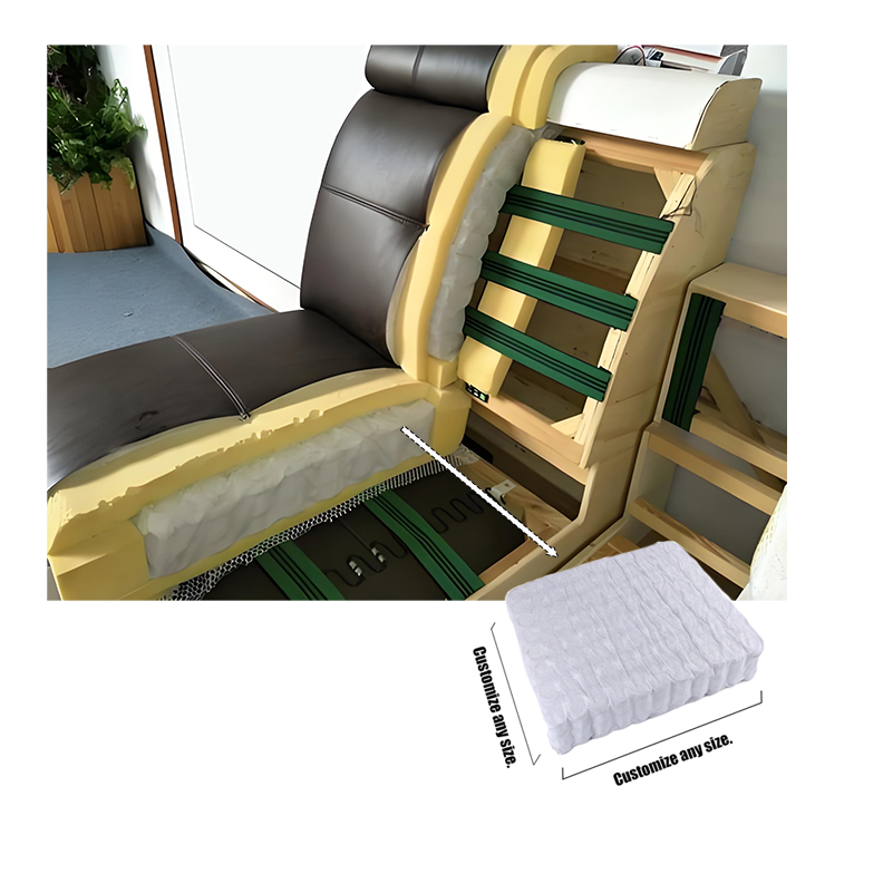 1 Pc Pocket Spring Cushion (20x20 inch) Cube Meijiamei Customize All Size Cushion Innerspring for Sofa Cushions Manufacturer | Top Quality Cube Customized Furniture Pocket Spring Sofa Cushions