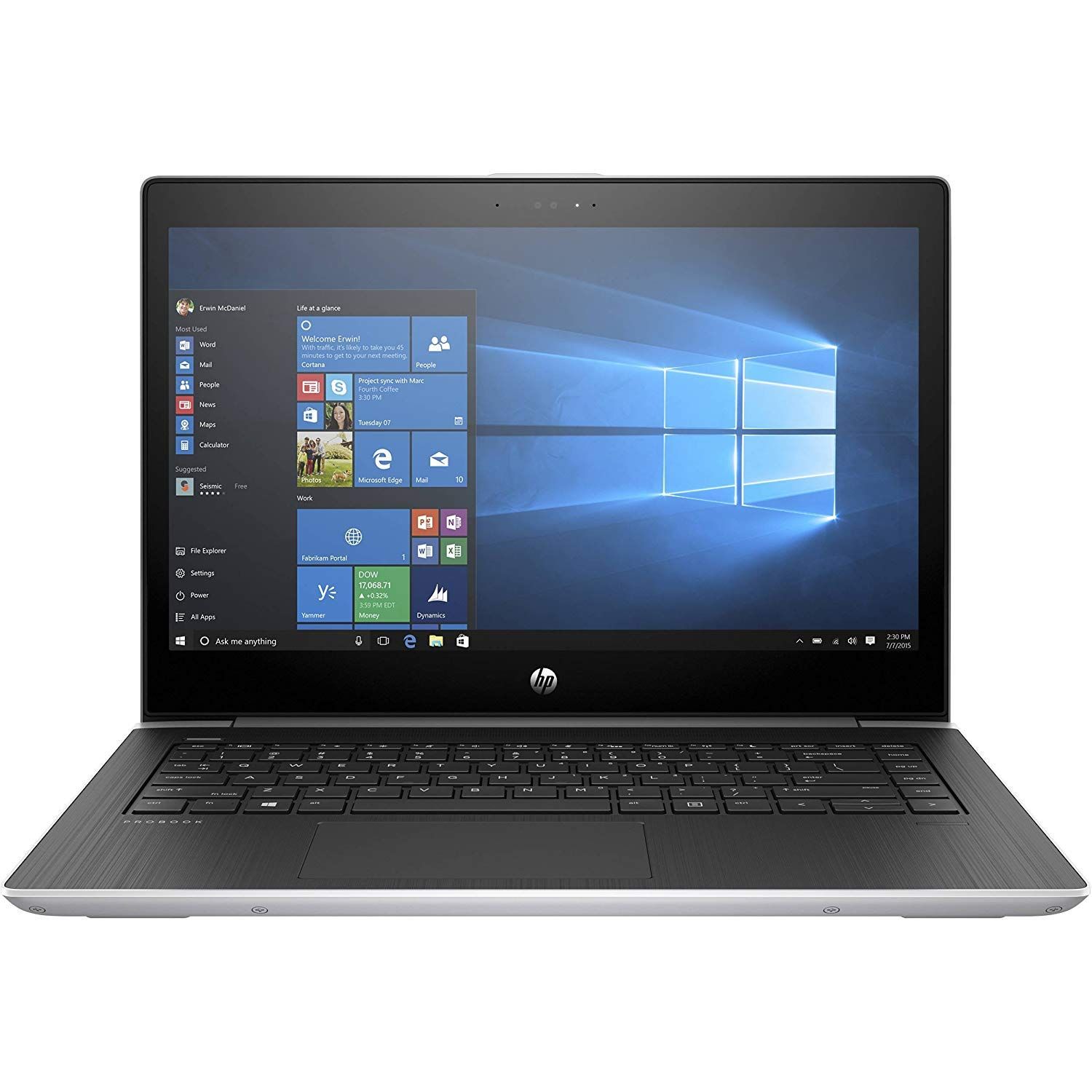 HP EliteBook 440 G5 Student Business Laptop Intel Core i5 7th Gen 8GB RAM 256GB SSD 14-Inch HD Anti-Glare Display HD Webcam Windows 10 pro