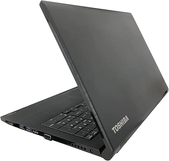 TOSHIBA B35 15.6-inch HD display laptop with Intel Core i5 5200U 7th Gen 8GB RAM, and 256GB SSD Windows 10 Pro, HDMI, USB ports DVD drive, 64-bit Slim and Lightweight laptop business students