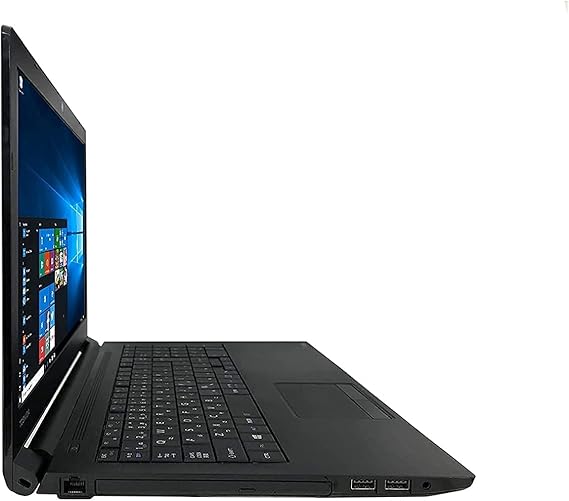 TOSHIBA B35 15.6-inch HD display laptop with Intel Core i5 5200U 7th Gen 8GB RAM, and 256GB SSD Windows 10 Pro, HDMI, USB ports DVD drive, 64-bit Slim and Lightweight laptop business students