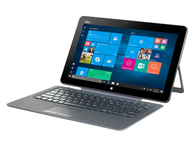 FUJITSU ARROWS Tab R727 12.5-inch Windows 2-in-1 touchscreen Lightweight Laptop Intel Core i5-7300U 8th Gen 4GB RAM 128GB SSD Stylus Support Student Business Laptop Full HD Resolution