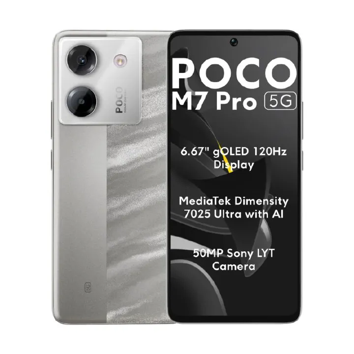 [Black Friday Deals] Xiaomi Poco M7 Pro 5G 256GB+12GB 6.67" AMOLED 120Hz Display 50MP Camera Massive 5110mAh Battery 45W Charge Onscreen Fingerprint IP64 Corn Better Than Note 14 Pro AI Smartphone