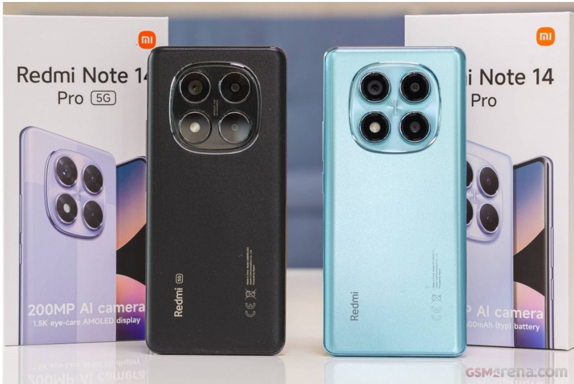 [Black Friday Deal] Xiaomi Redmi Note 14 Pro 5G 256GB+16(8+8)GB 6.67" 120Hz Curved AMOLED Display (200+8+2)MP Camera 5110mAh Battery 45W Charge IP68 On-Screen Fingerprint Corning AI Smartphone