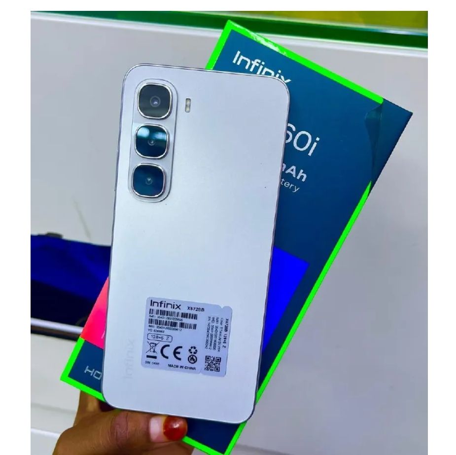 [Black Friday Offer] Infinix Hot 60i 256GB+16(8+8)GB 6.7" IPS LCD 120Hz Display Dual SIM 50MP Camera 5160mAh Battery 45W Charging IP64 Rating Fingerprint Unlock Infinix AI Smartphone