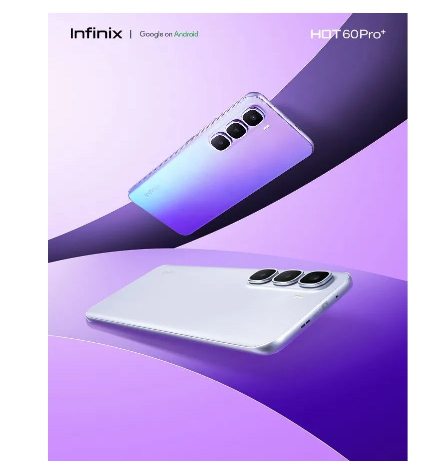 [Black Friday Offer] Infinix Hot 60 Pro 128GB+16(8+8)GB 6.78" 144Hz AMOLED Display Dual SIM 50MP+13MP Camera 5160mAh Battery 45W Fast Charge IP64 On-Screen Fingerprint Corning Gorilla AI Smartphone
