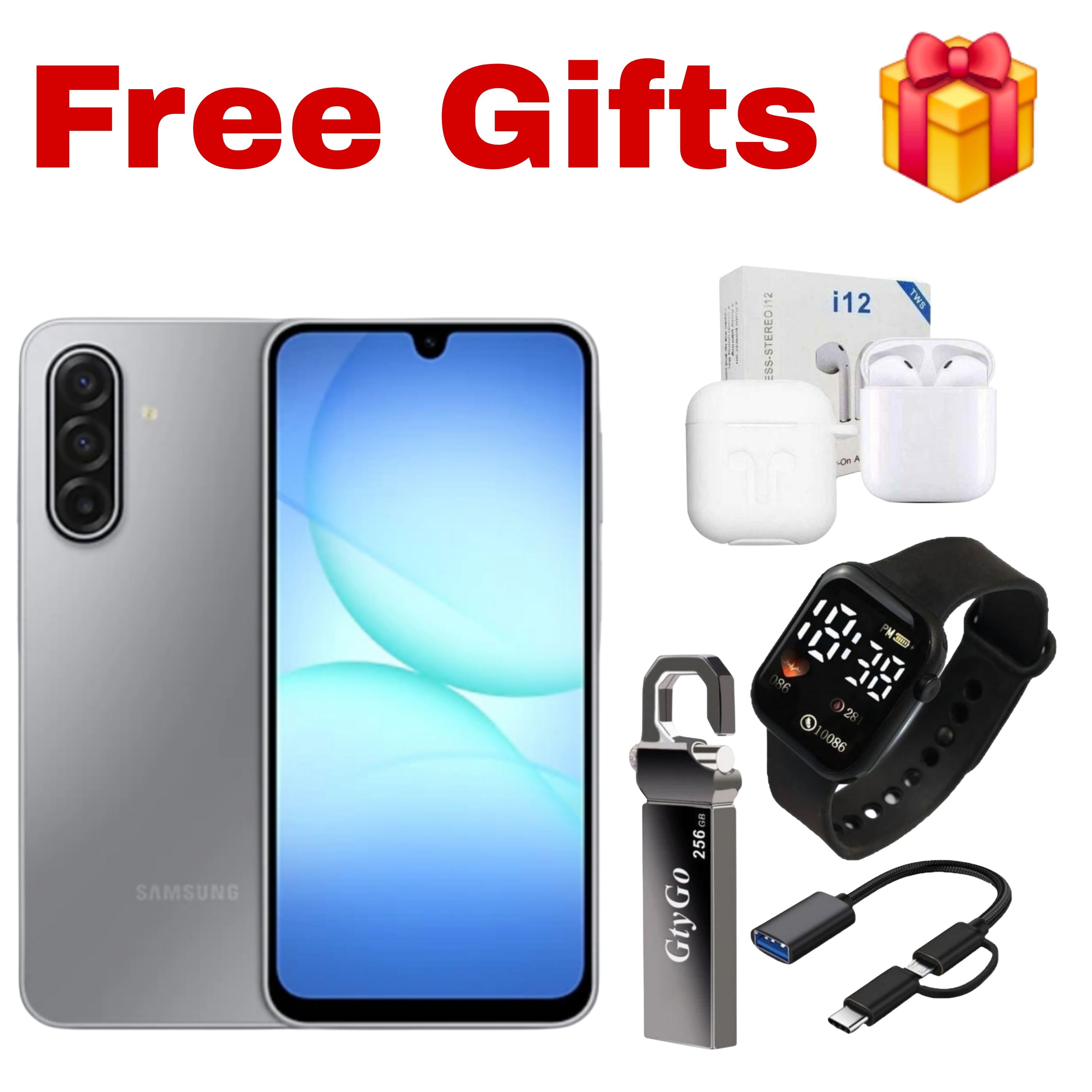 [Black Friday Deal] Samsung Galaxy A17 128GB+8(4+4)GB 6.7" 90Hz Super AMOLED Display Dual SIM (50+5+2)MP Rear Camera 13MP Selfie Camera 5000mAh Battery 25W Charge IP54 Better A16 Galaxy AI Smartphone