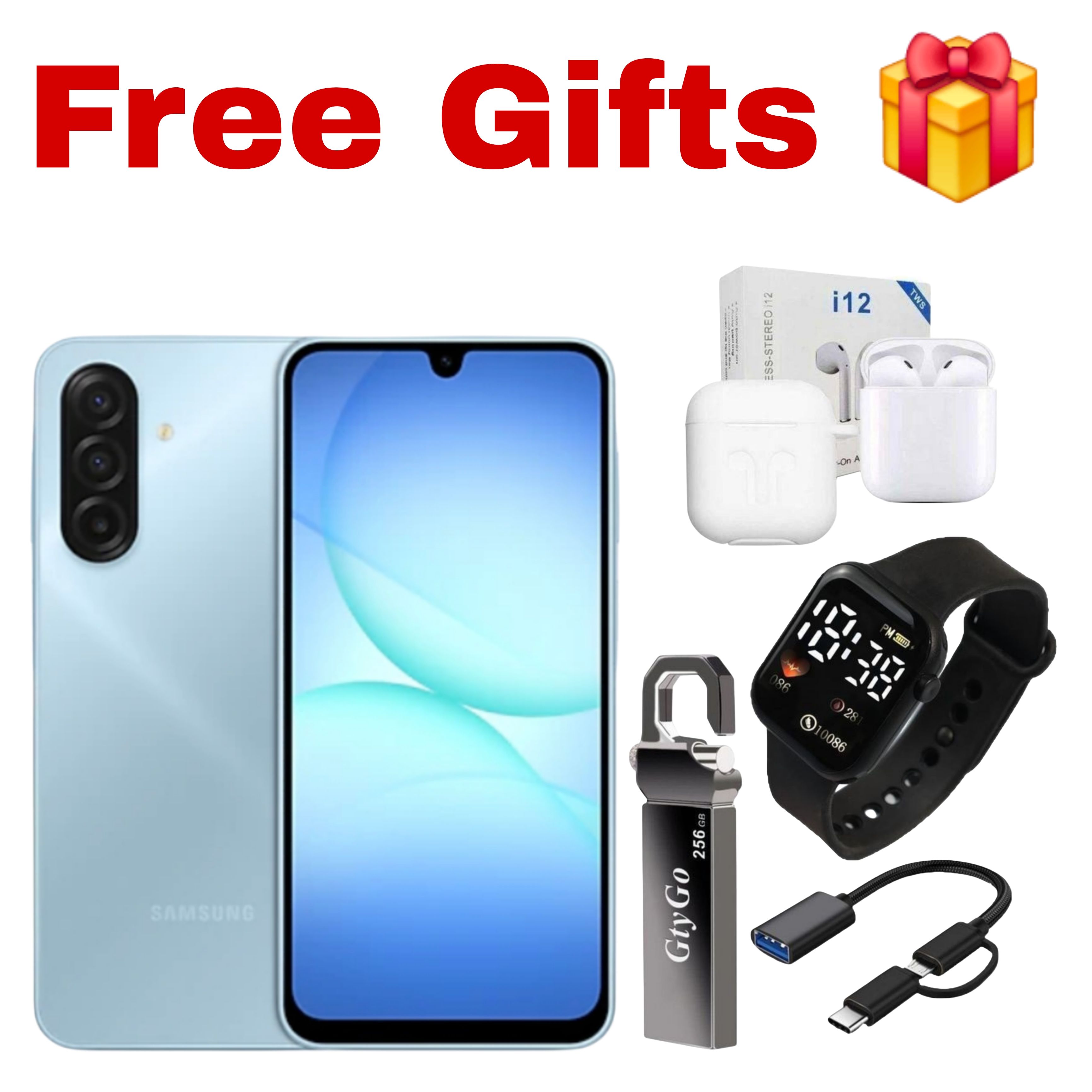 [Black Friday Deal] Samsung Galaxy A17 128GB+8(4+4)GB 6.7" 90Hz Super AMOLED Display Dual SIM (50+5+2)MP Rear Camera 13MP Selfie Camera 5000mAh Battery 25W Charge IP54 Better A16 Galaxy AI Smartphone