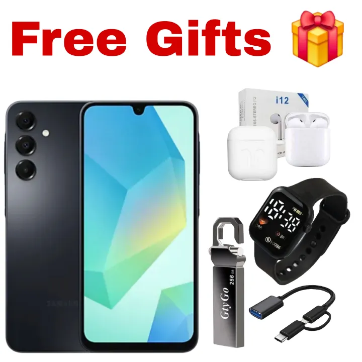 [Black Friday Deal] Samsung Galaxy A16 256GB+16(8+8)GB 6.7" 90Hz Super AMOLED Display Dual SIM (50+5+2)MP Rear Camera 5000mAh Battery 25W Charge IP54 Android 14(+6 Major Updates) Galaxy AI Smartphone
