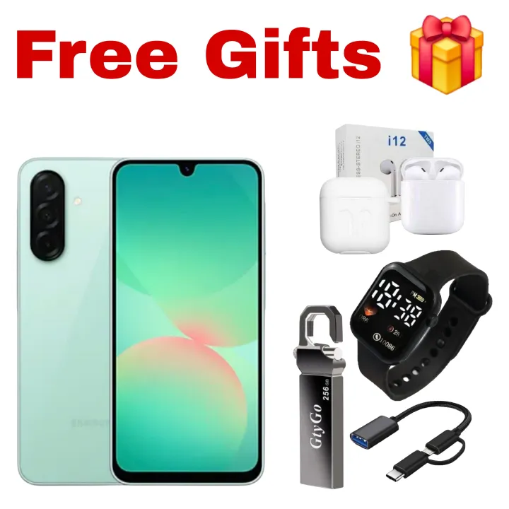 [Black Friday Offer] Samsung Galaxy A26 5G 256GB+16(8+8)GB 6.7" 120Hz Super AMOLED Display Dual SIM (50+8+2)MP Camera 5000mAh Battery 25W Fast Charge IP67 Galaxy AI Smartphone