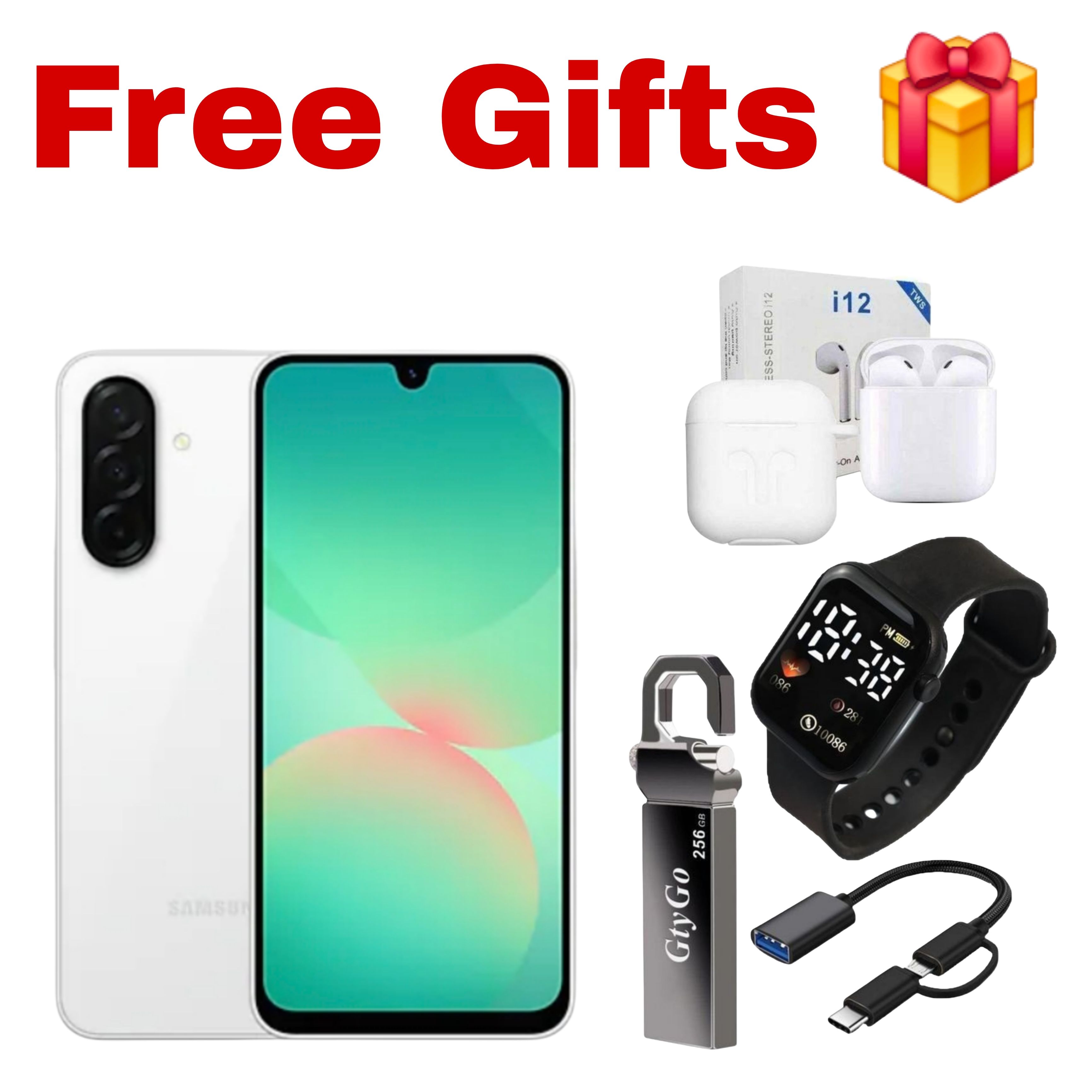 [Black Friday Offer] Samsung Galaxy A26 5G 256GB+16(8+8)GB 6.7" 120Hz Super AMOLED Display Dual SIM (50+8+2)MP Camera 5000mAh Battery 25W Fast Charge IP67 Galaxy AI Smartphone