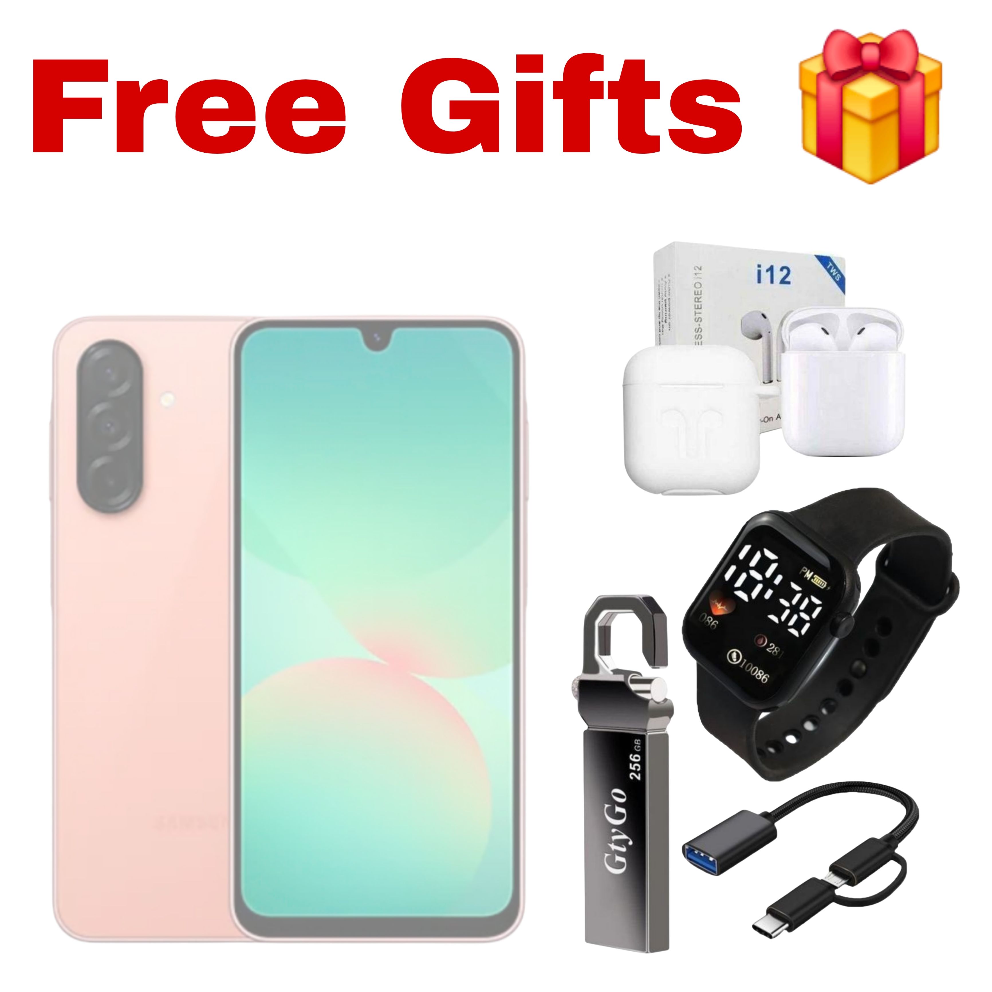 [Black Friday Offer] Samsung Galaxy A26 5G 256GB+16(8+8)GB 6.7" 120Hz Super AMOLED Display Dual SIM (50+8+2)MP Camera 5000mAh Battery 25W Fast Charge IP67 Galaxy AI Smartphone