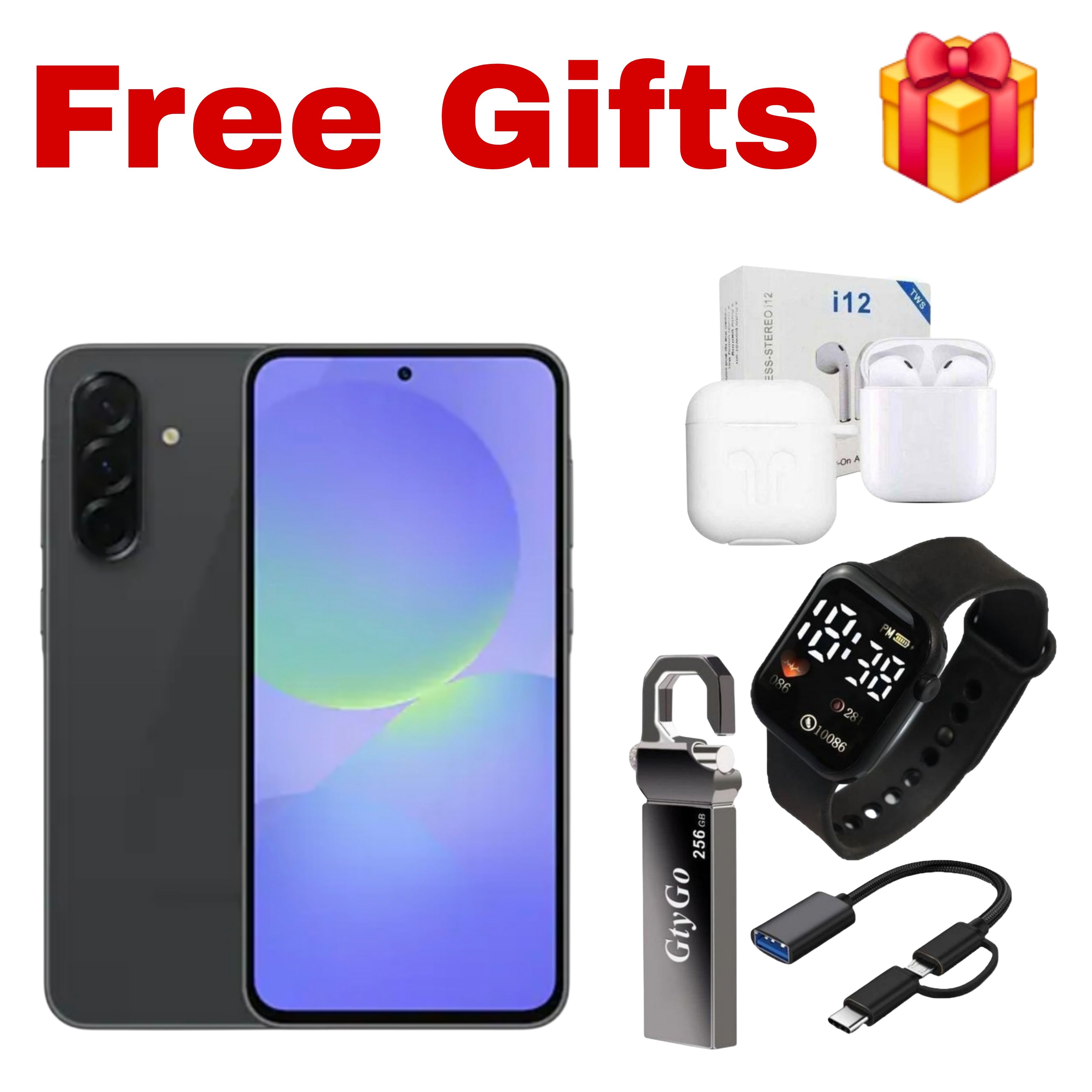 [Black Friday Offer] Samsung Galaxy A36 5G 256GB+16(8+8)GB 6.7" Super AMOLED 120Hz Display On-Screen Fingerprint (50+8+5)MP Camera 5000mAh Battery 45W Charge IP67 Galaxy AI Smartphone