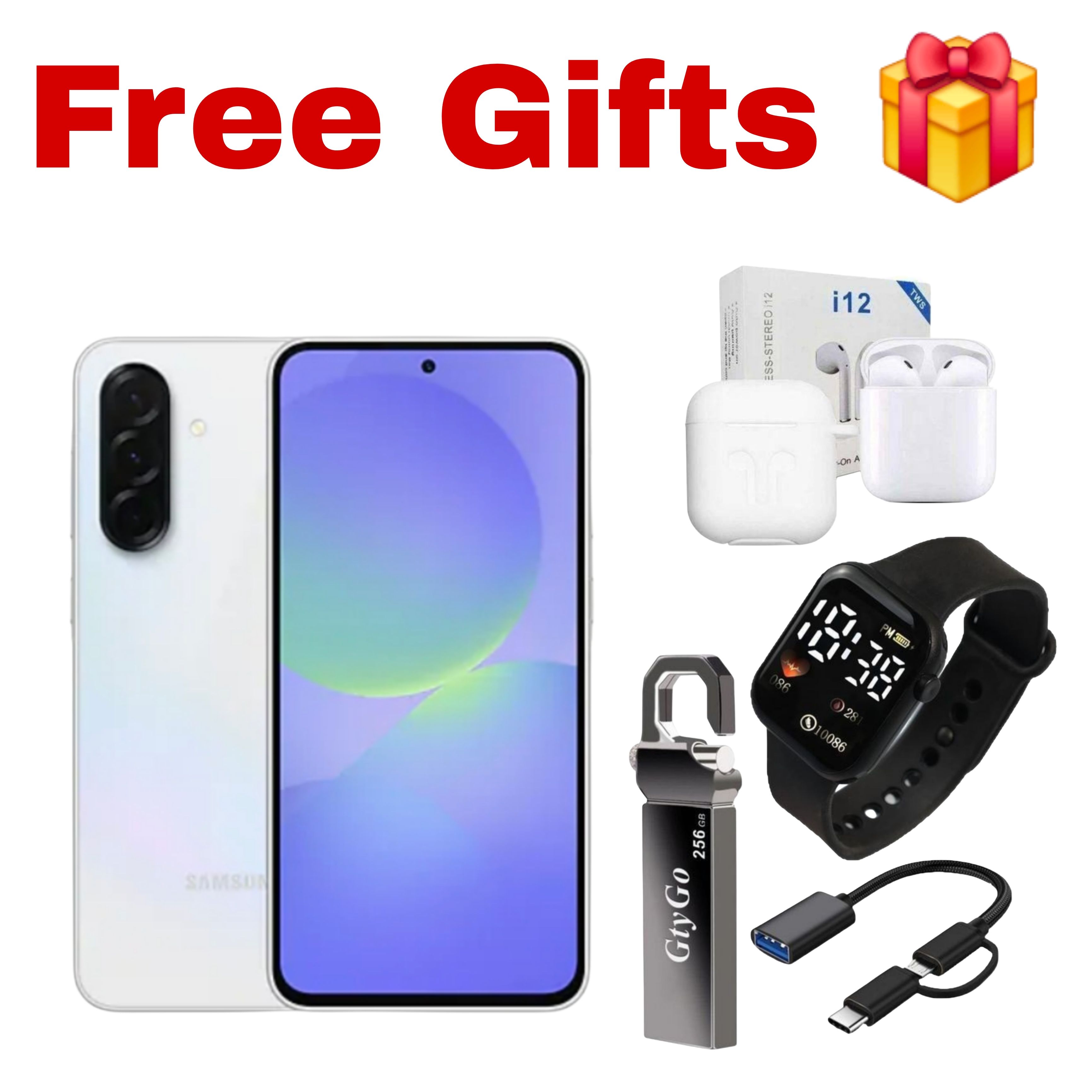 [Black Friday Offer] Samsung Galaxy A36 5G 256GB+16(8+8)GB 6.7" Super AMOLED 120Hz Display On-Screen Fingerprint (50+8+5)MP Camera 5000mAh Battery 45W Charge IP67 Galaxy AI Smartphone