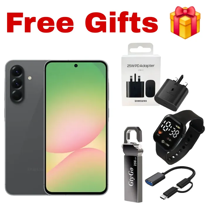 [Black Friday Offer] Samsung Galaxy A56 5G 256GB+16(8+8)GB 6.7" Super AMOLED 120Hz Display Dual SIM/e-SIM 50MP Camera 5000mAh Battery 45W Charge IP67 On-Screen Fingerprint Galaxy AI Smartphones