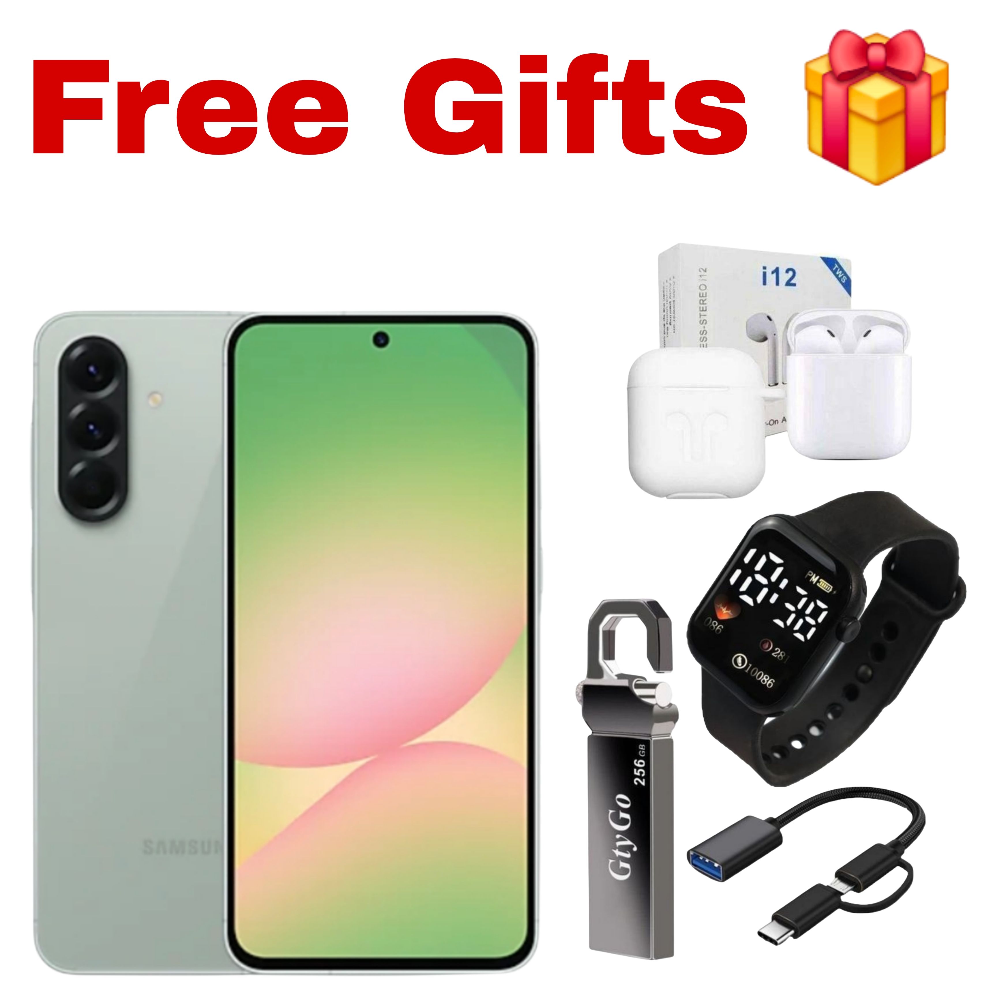 [Black Friday Offer] Samsung Galaxy A56 5G 256GB+16(8+8)GB 6.7" Super AMOLED 120Hz Display Dual SIM/e-SIM 50MP Camera 5000mAh Battery 45W Charge IP67 On-Screen Fingerprint Galaxy AI Smartphones