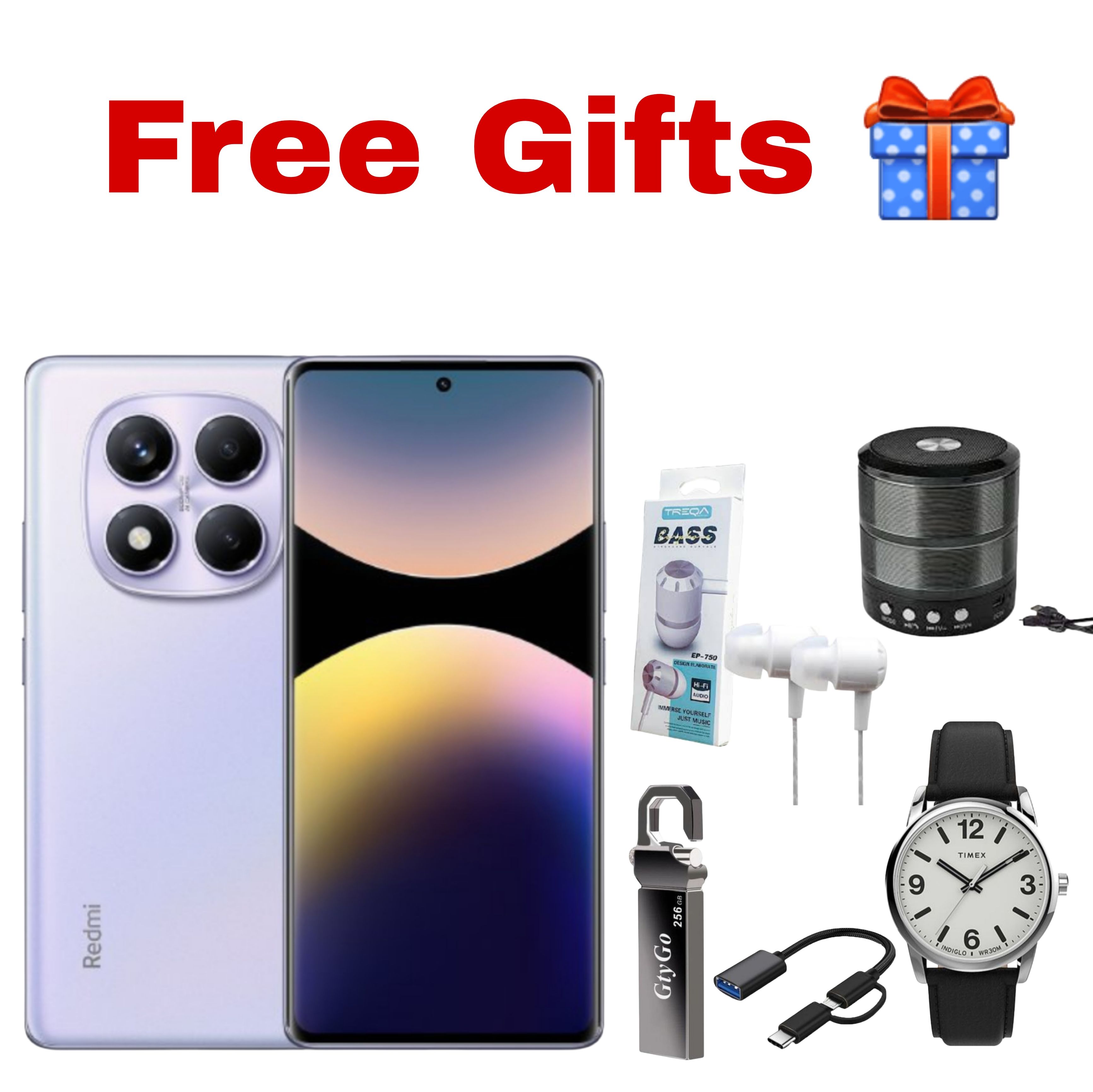 [Black Friday Offer] XIAOMI Redmi Note 14 Pro 256GB+8GB 6.67" Curved AMOLED 120Hz Display (200+8+2)MP Camera 5500mAh Battery 45W Charge On-Screen Fingerprint Dual SIM IP64 Rated AI Smartphone