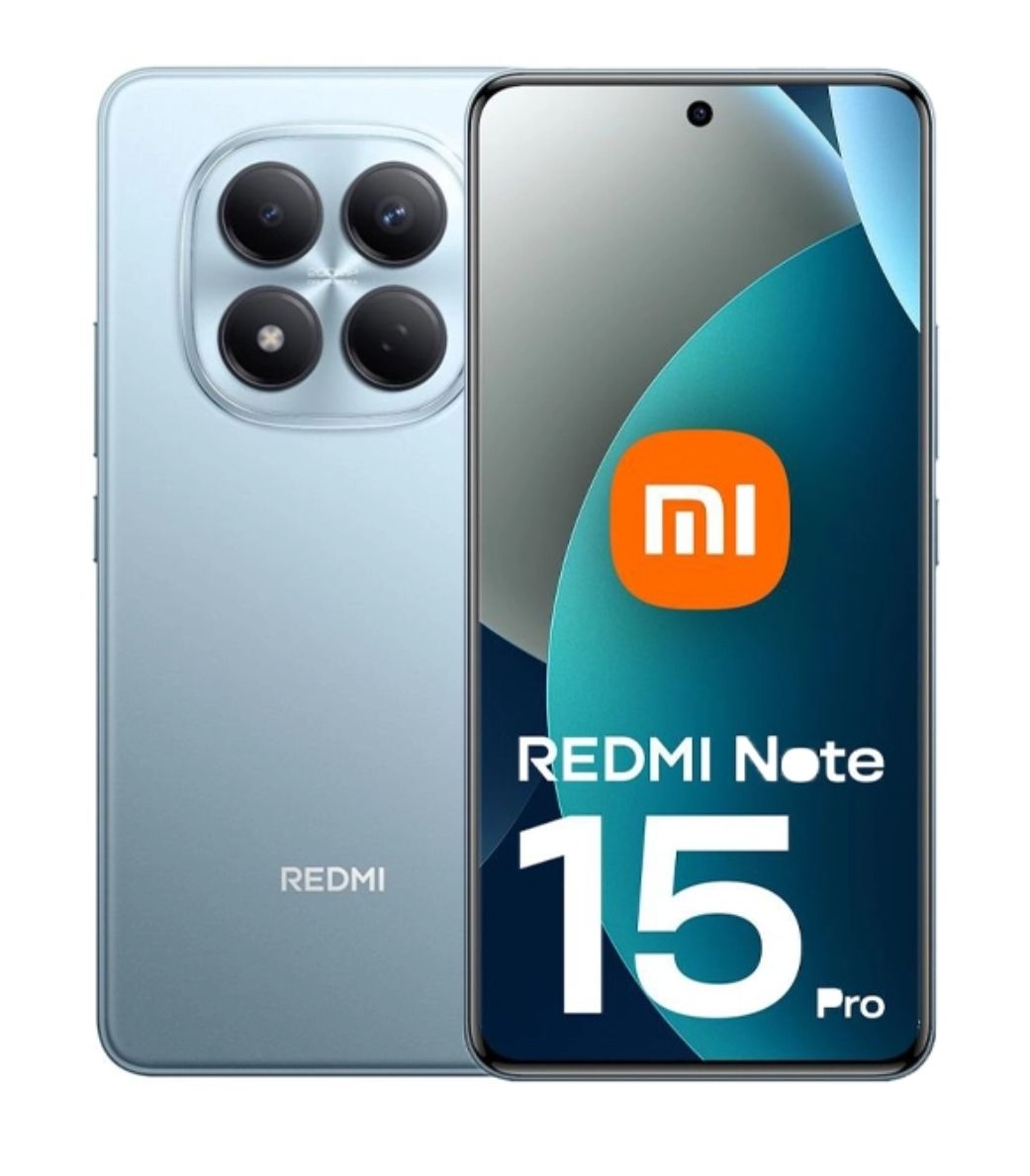 XIAOMI Redmi Note 15 Pro 256GB+8GB 6.77" Curved AMOLED 120Hz Display (200+8)MP Camera 6500mAh Battery 45W Charge On-Screen Fingerprint Dual SIM IP65 Rated Gorilla Glass Victus 2 AI Smartphone