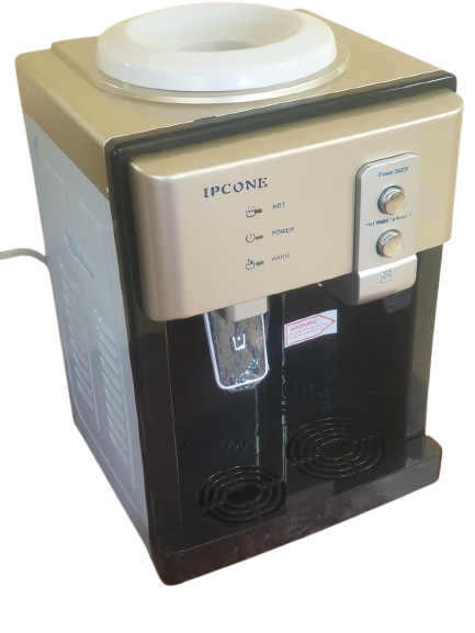 Silver IPCONE Table Top Water Dispenser | Hot & Warm Water | Compact Countertop Design | Energy-Efficient | Auto Temperature Control | Ideal for Home, Office & Business Use