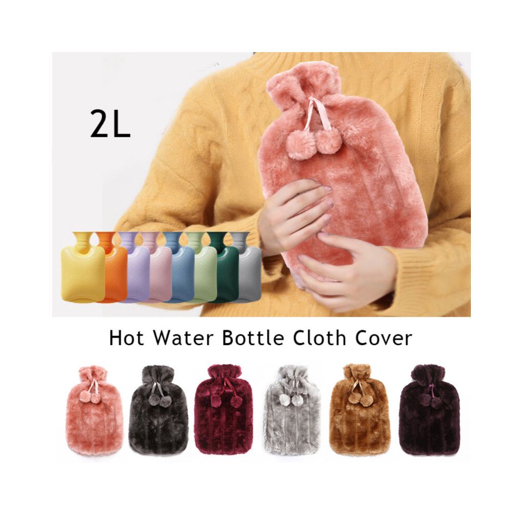 2L Luxury Soft Faux Fur Hot Water Bottle Bag//for Pain Relief
Hot water bag/bottle for period pain relief, heat therapy, hours of warmth and comfort Has a lid to empty out the cold water