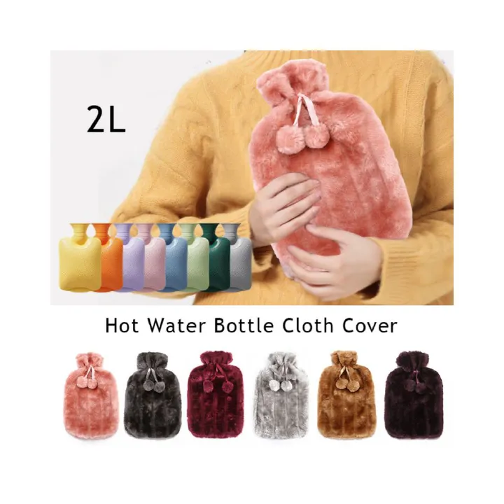 2L Luxury Soft Faux Fur Hot Water Bottle Bag//for Pain Relief
Hot water bag/bottle for period pain relief, heat therapy, hours of warmth and comfort Has a lid to empty out the cold water