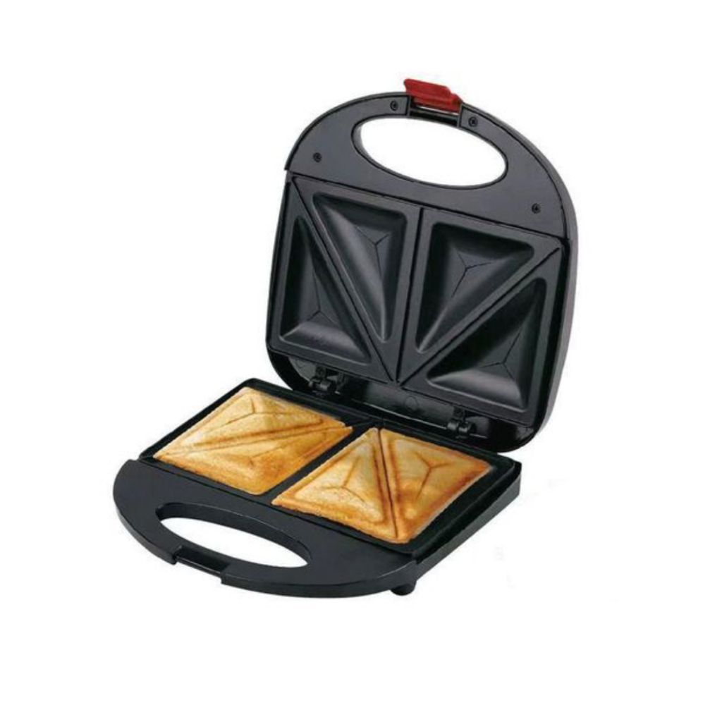 EM Sandwich Maker 2-Slice Non-Stick 750W Toaster for Bread – Perfect for Quick and Easy Snacks