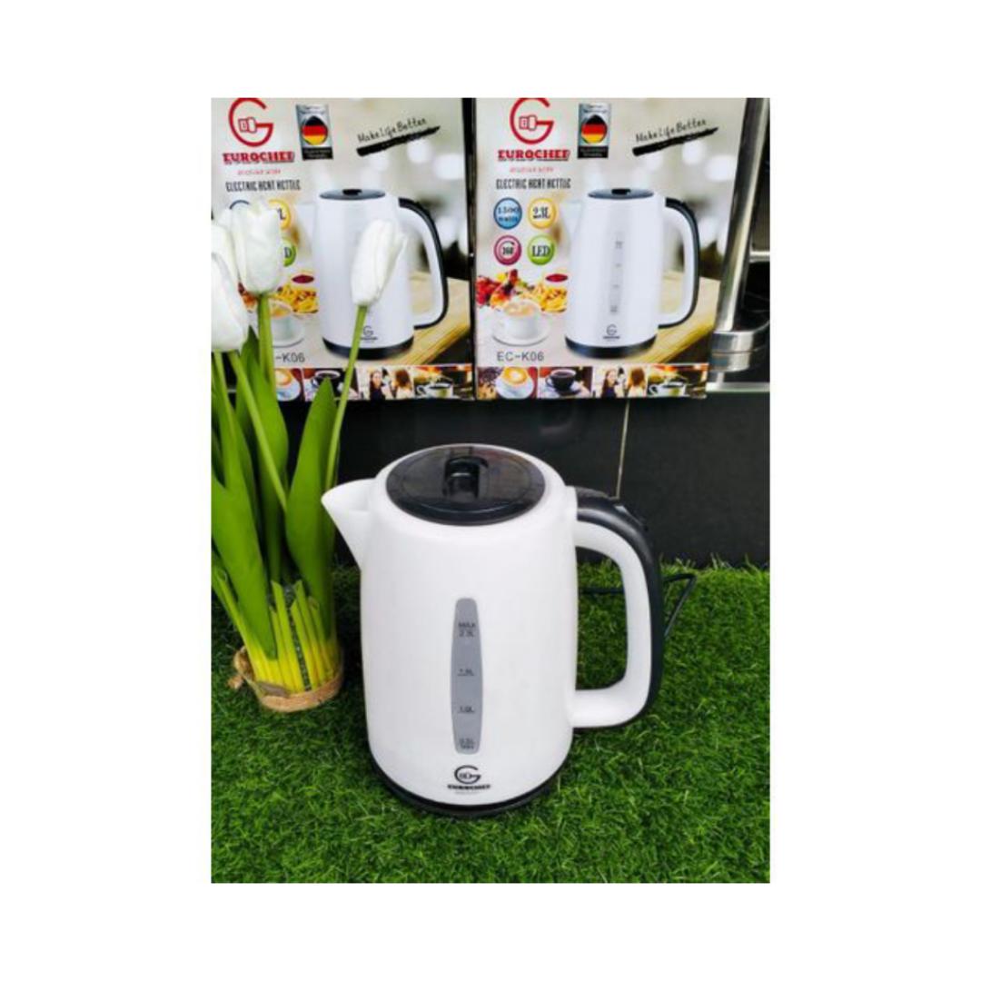 ORIGINAL Eurochef 2.3L Electric Kettle. Automatic Power off & Inside Stainless Steel Double Layer