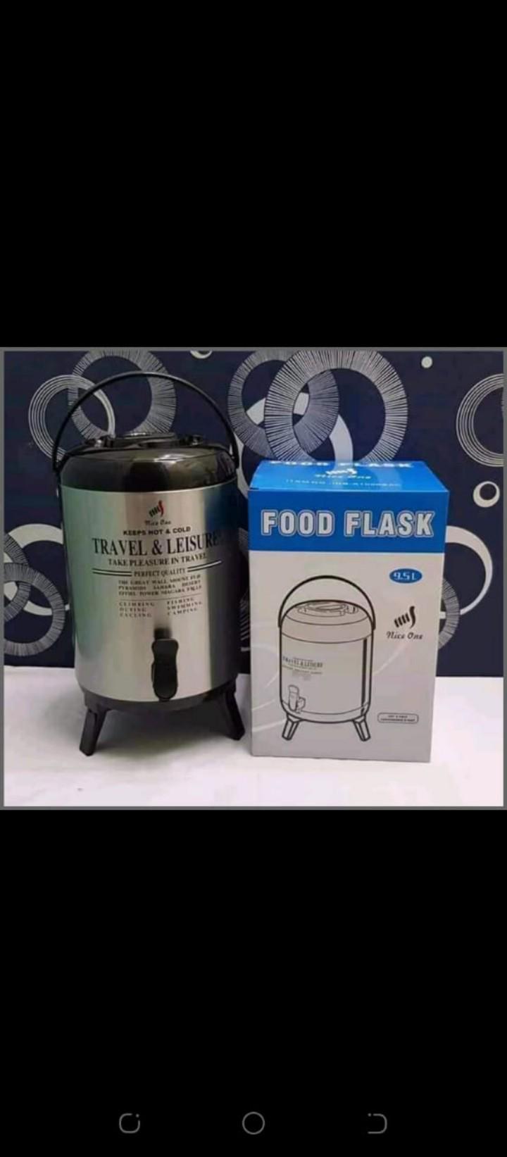 SUNDABESTS Stainless Steel Portable Water Catering Coffee/Tea Urn-9.5l
+ FREE GIFT (6PCS Long Tea Spoons)Hot & Cold Single Tap Food Flask 9.5 L Tea Urn🔥Convenient for both HOT or COLD drinks