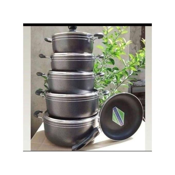 TC 14Pcs Heavy Non-Stick Cooking Pot Sufuria Set