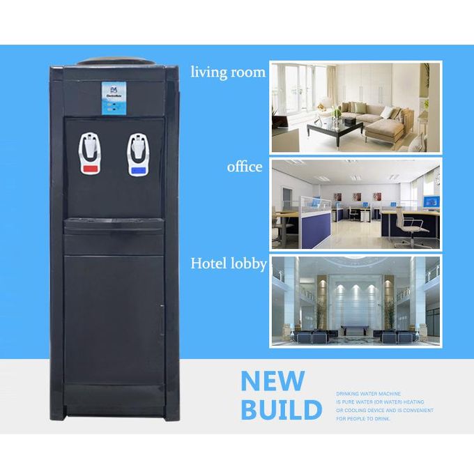 Black Electro Mate Water Dispenser with Hot and Normal Water Dispenser
