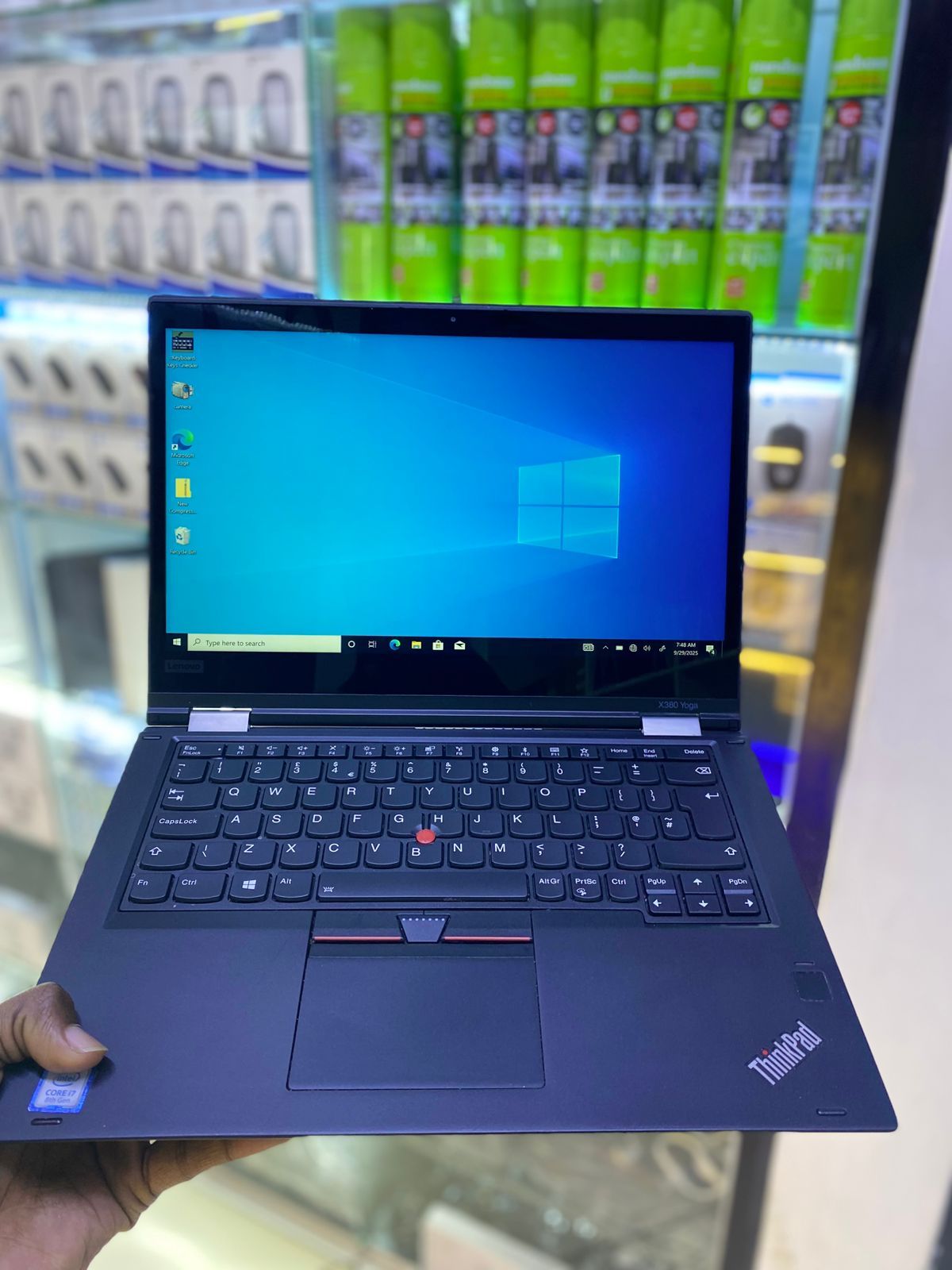 Lenovo ThinkPad X380 Yoga Intel Core i7 8th generation Touch Screen X360 Convertible 2 in 1 Refurbished Laptop with Stylus pen 
8GB RAM & 512GB SSD Storage backlight keyboard & fingerprint sensor