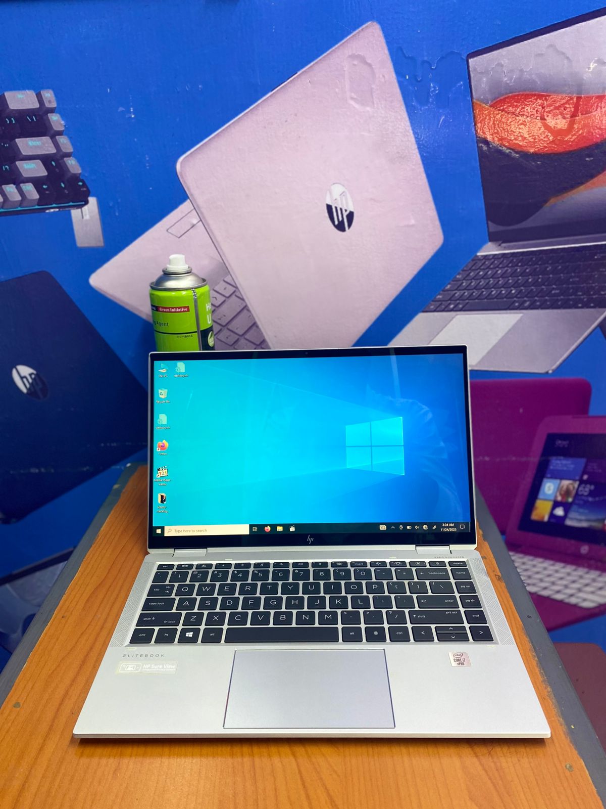 HP ELITEBOOK 1040 G7 INTEL CORE I7 10TH GENERATION TOUCH SCREEN X360 REFURBISHED LAPTOP WITH 16GB RAM & 512 GB SSD STORAGE WITH BACKLIGHT KEYBOARD AND FINGERPRINT SENSOR SENSOR