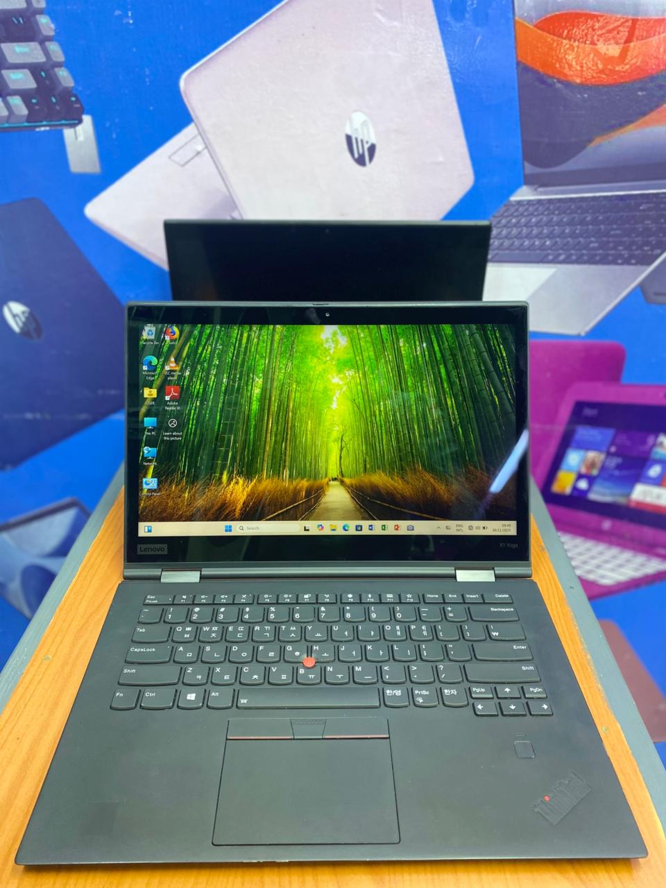 LENOVO THINKPAD X1 YOGA INTEL CORE I7 8TH GENERATION TOUCH SCREEN X360 WITH STYLUS PEN REFURBISHED LAPTOP 16 GB RAM & 512 GB SSD STORAGE WITH BACKLIGHT KEYBOARD AND FINGERPRINT SENSOR