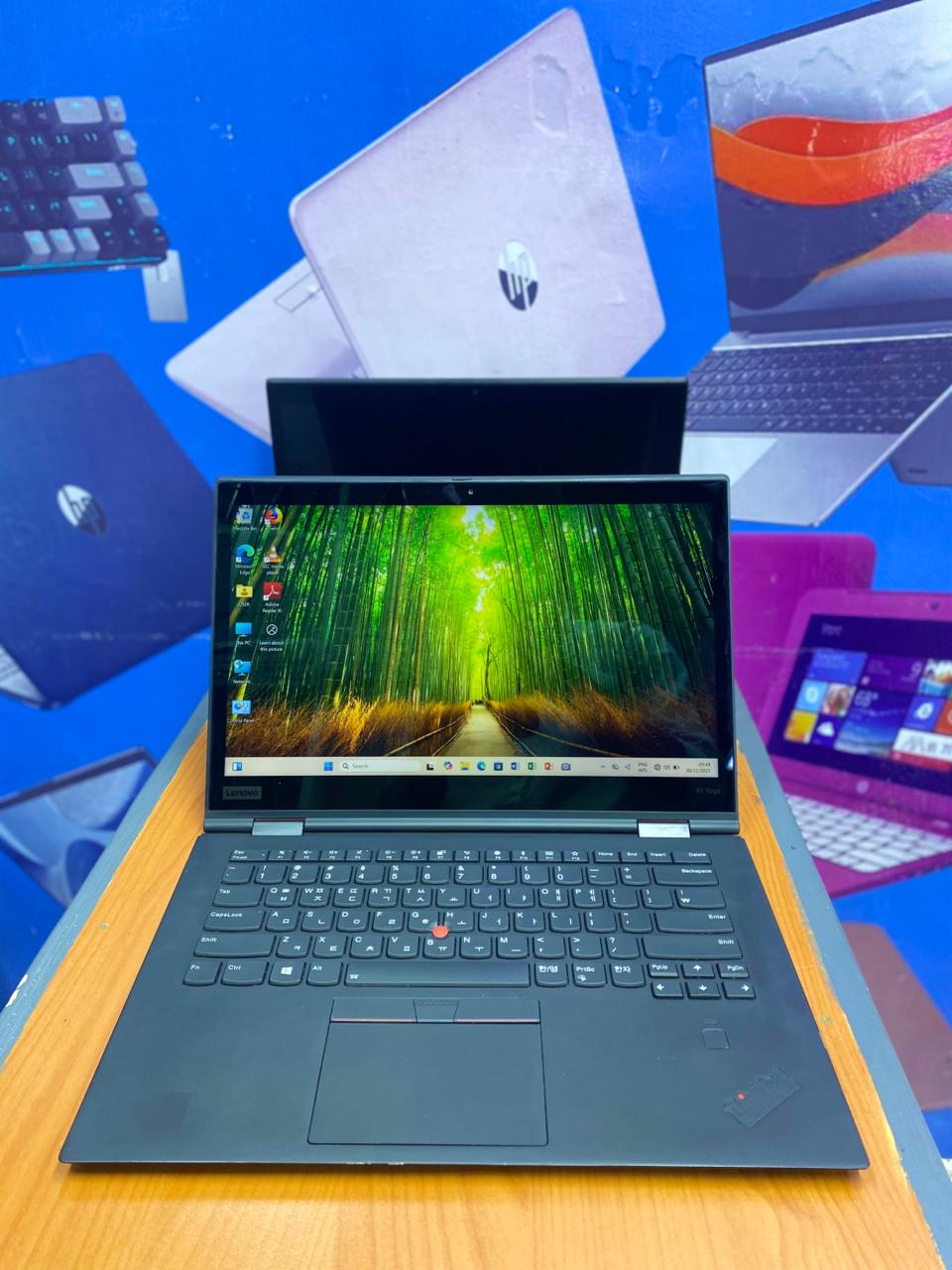 LENOVO THINKPAD X1 YOGA INTEL CORE I7 8TH GENERATION TOUCH SCREEN X360 WITH STYLUS PEN REFURBISHED LAPTOP 16 GB RAM & 512 GB SSD STORAGE WITH BACKLIGHT KEYBOARD AND FINGERPRINT SENSOR